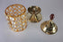 Brass Crystal Akhand Jyoti Diya 203g